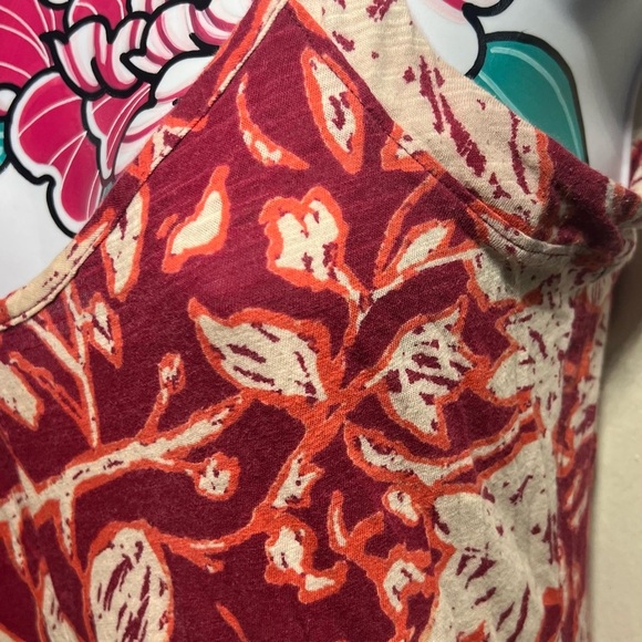 Lucky Brand Red Floral Maxi Dress - Picture 2 of 5